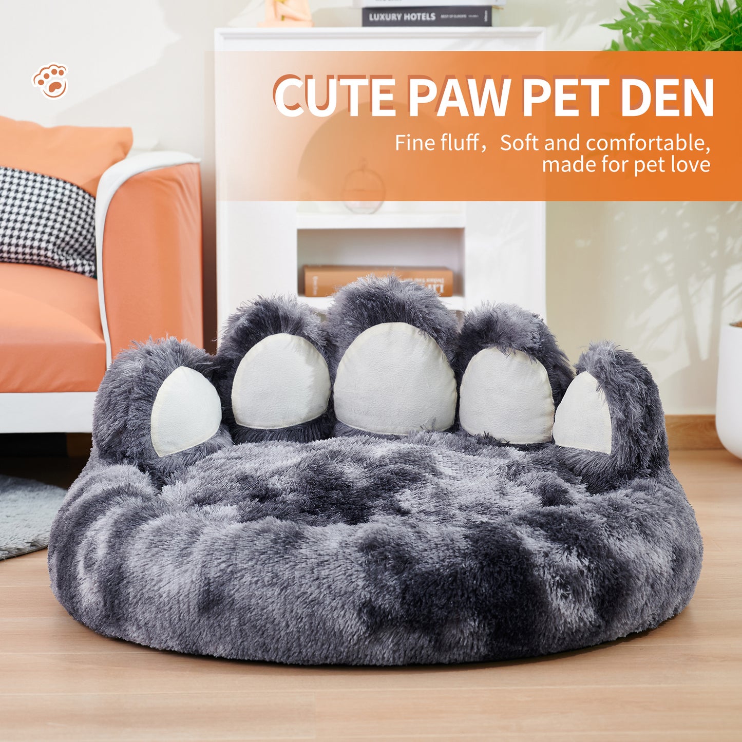 Bear Paw Shaped Dog Bed