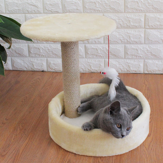 Cat Tree Small With Sisal Toy