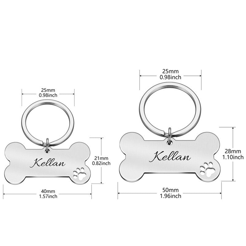 Personalized Pet Identity Tag For Dog Collar