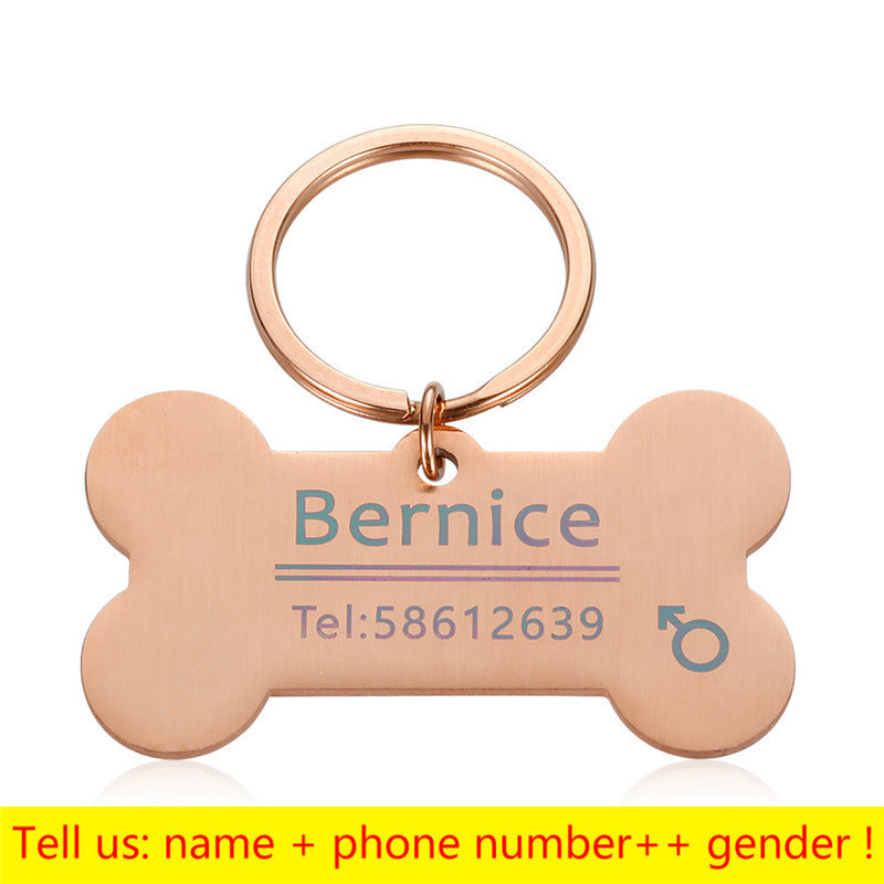 Personalized Pet Identity Tag For Dog Collar