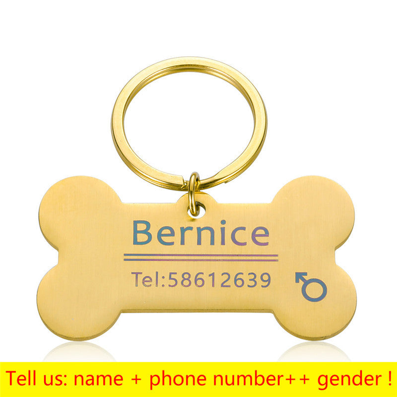 Personalized Pet Identity Tag For Dog Collar