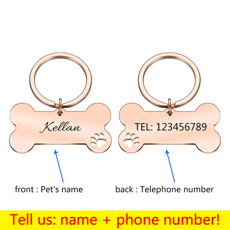 Personalized Pet Identity Tag For Dog Collar