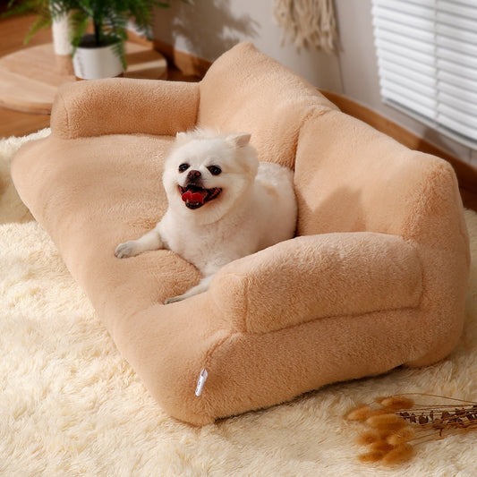 Fluffy and Soft Dog Sofa