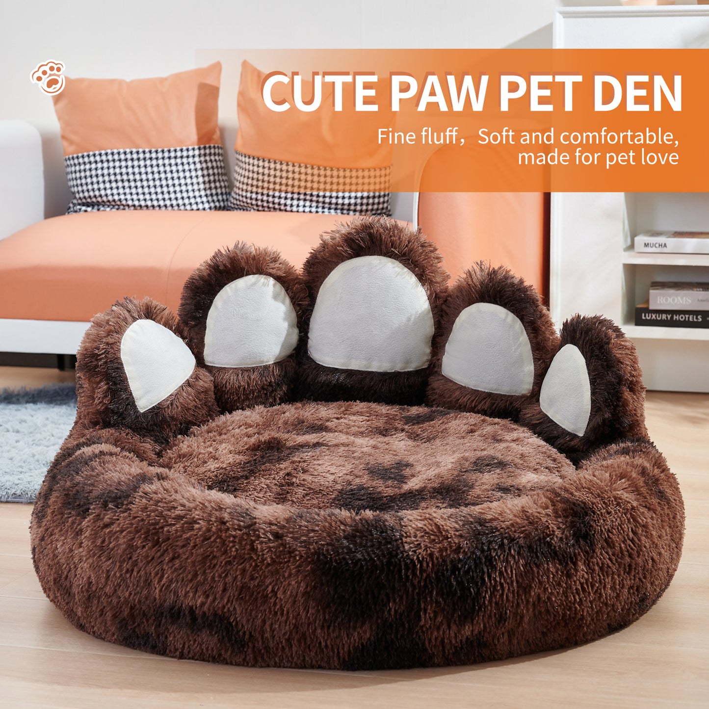 Bear Paw Shaped Dog Bed