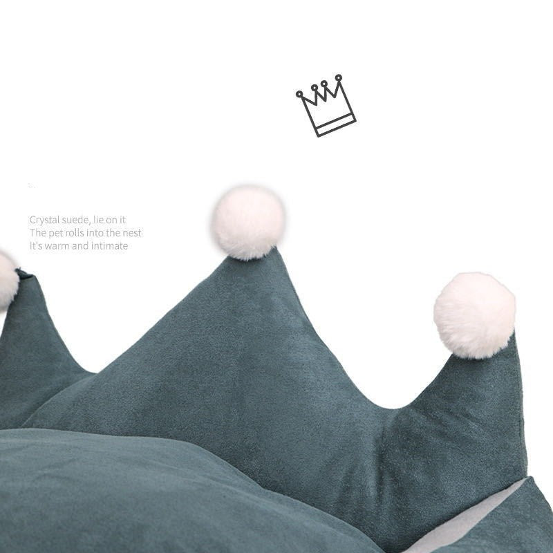 Scratch Resistant Dog Crown Bed