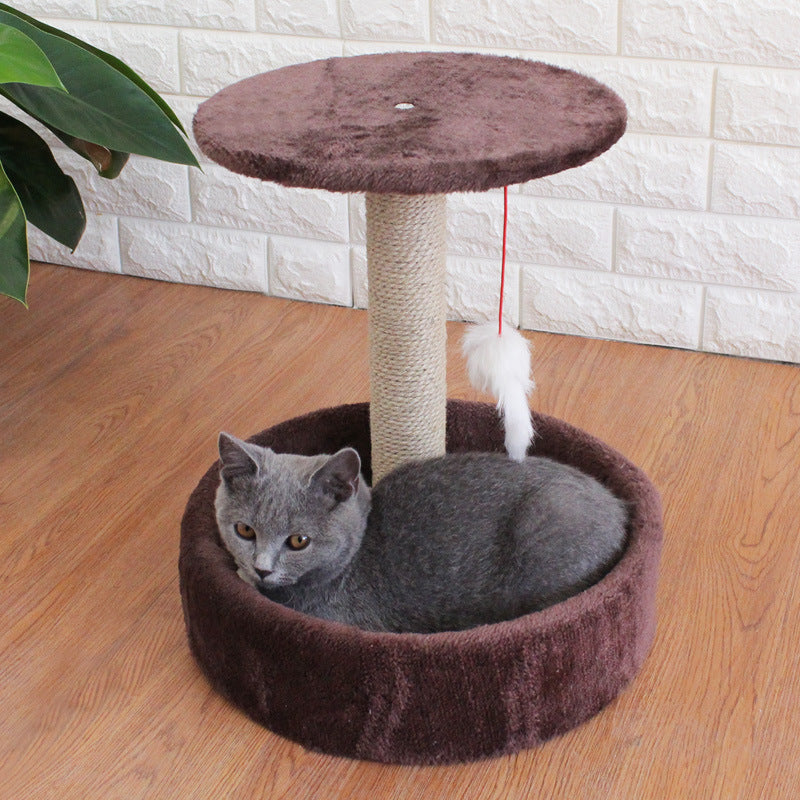 Cat Tree Small With Sisal Toy