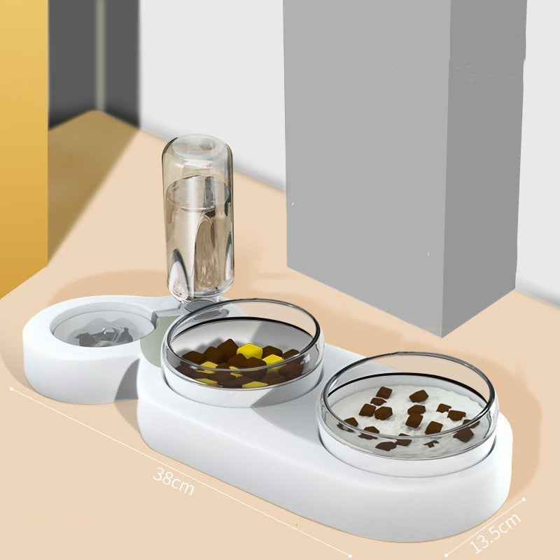 Cat Bowls With Automatic Water Dispenser