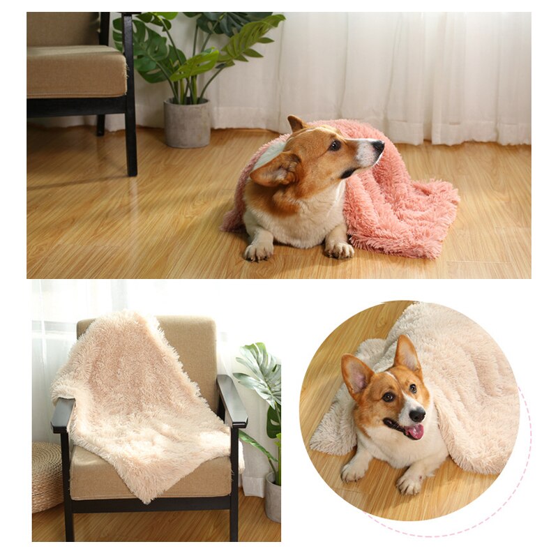 Extra Soft and Fluffy Throw Blankets for Small Medium Large Dogs