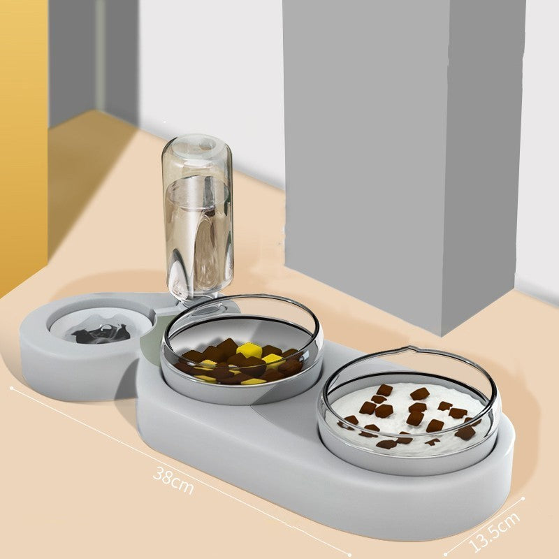 Cat Bowls With Automatic Water Dispenser