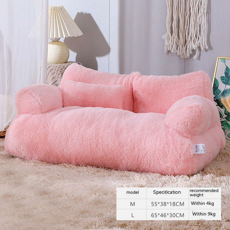 Fluffy and Soft Dog Sofa