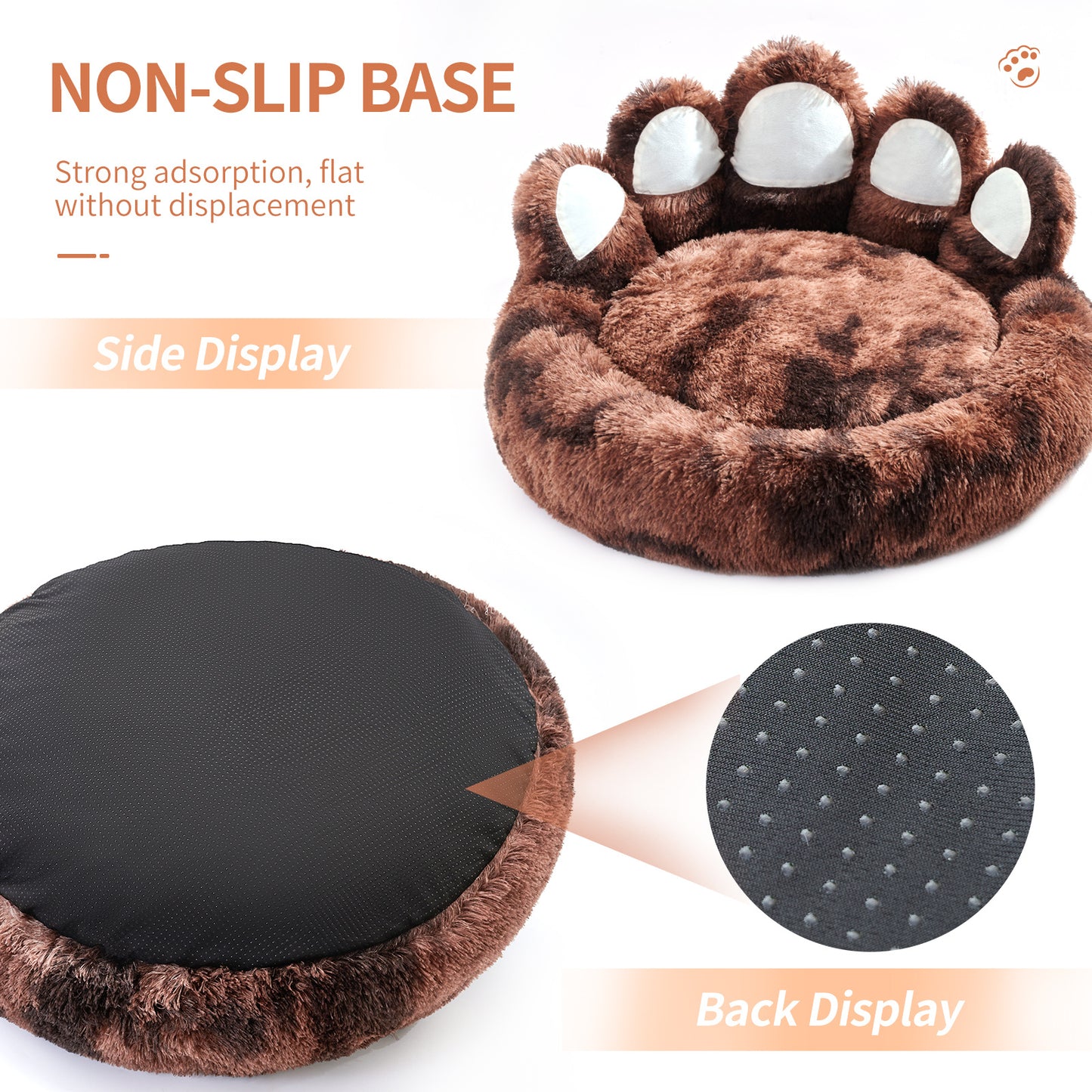 Bear Paw Shaped Dog Bed