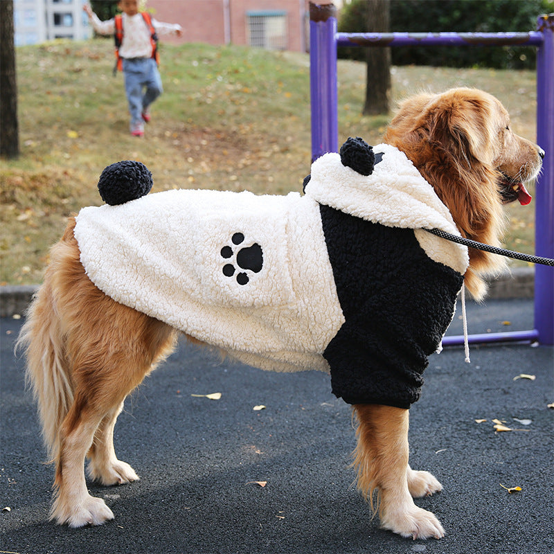 Large Dog Hoodie Thickened for Autumn And Winter