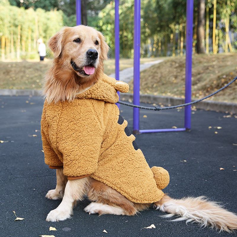 Large Dog Hoodie Thickened for Autumn And Winter