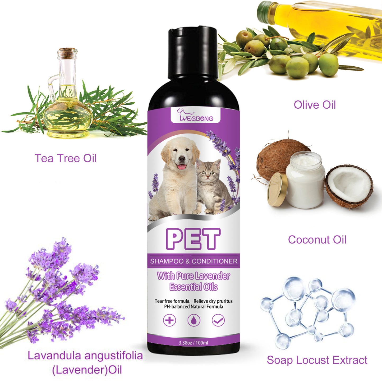 Pet Shampoo For Cats And Dogs