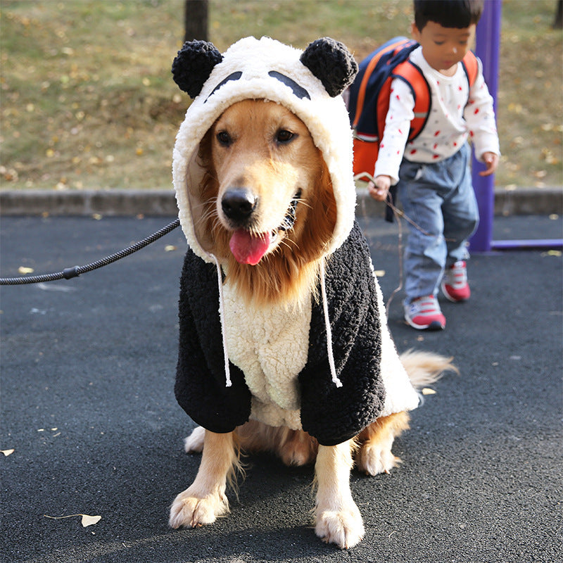 Large Dog Hoodie Thickened for Autumn And Winter